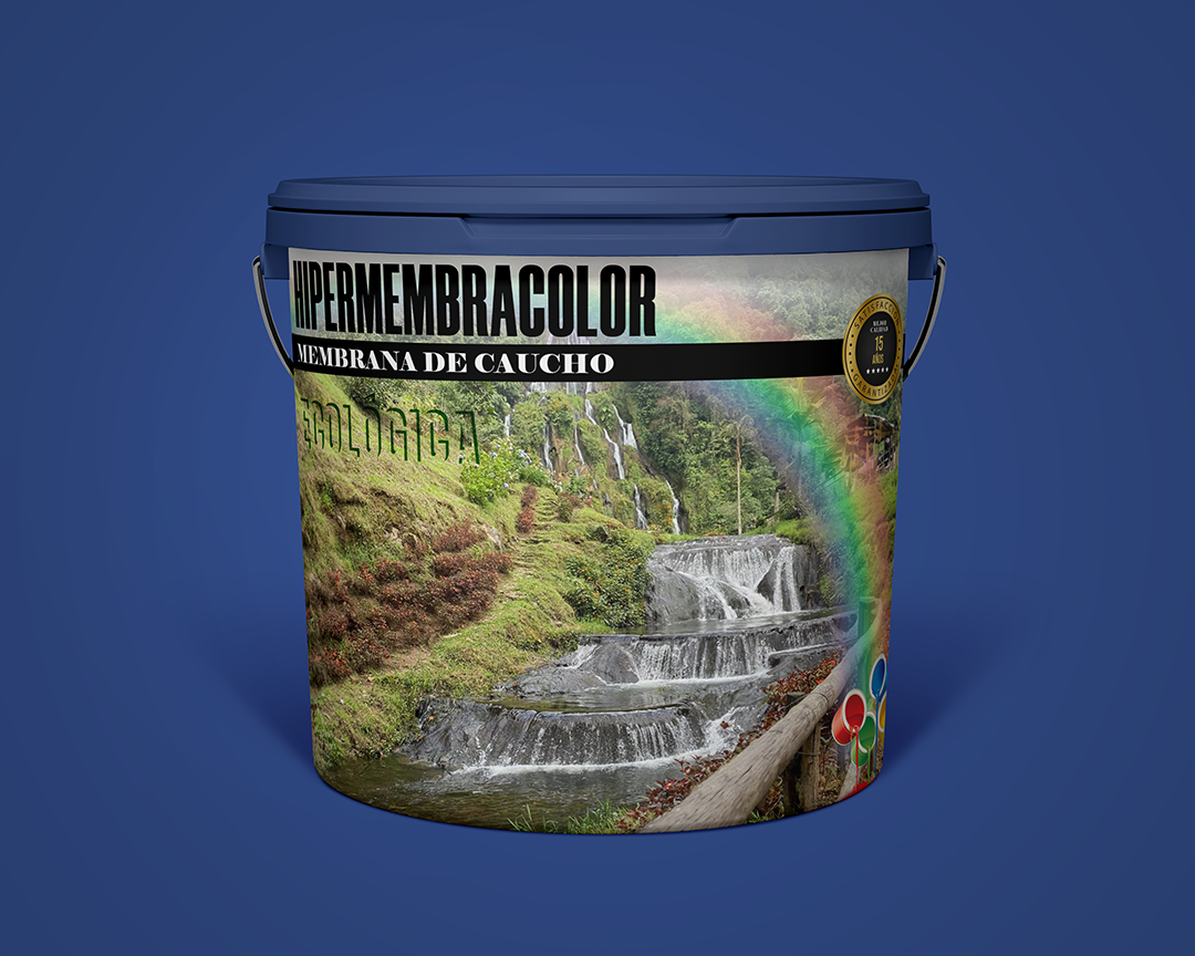 Pintura Impermeabilizante Color Azul mediterraneo